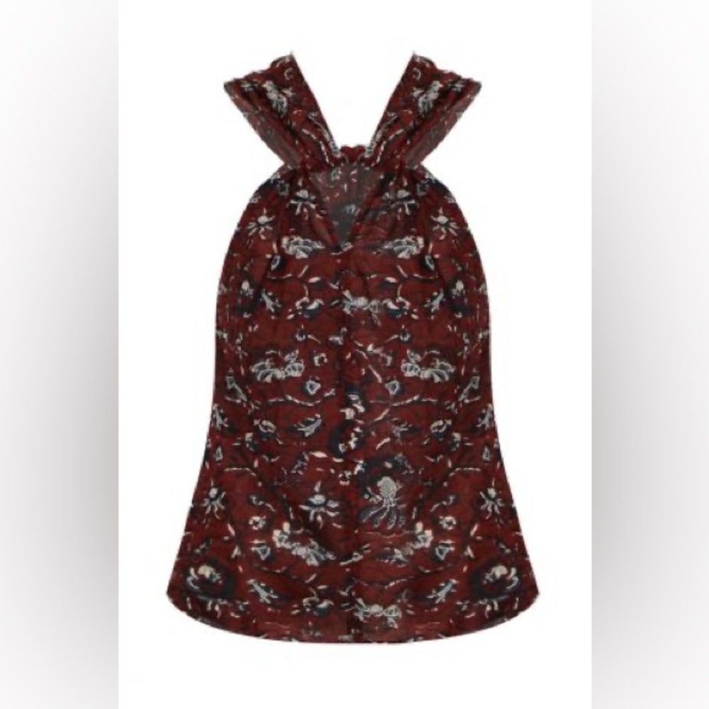 Isabel Marant Acan Floral Cotton Top